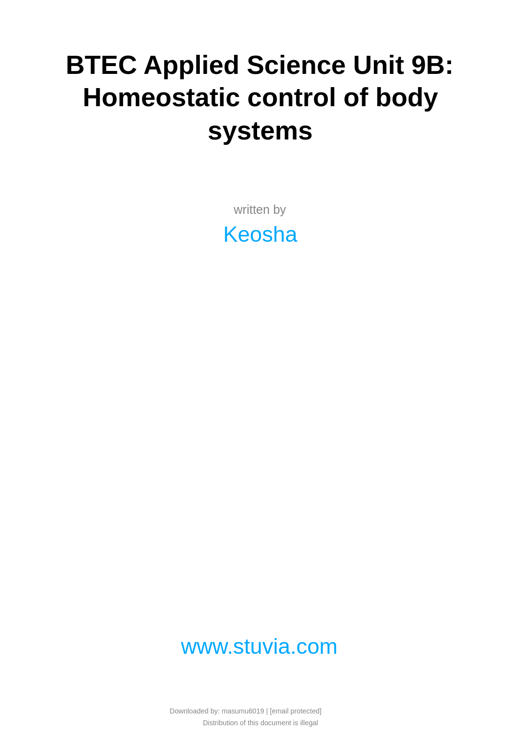 Stuvia-1333761-btec-applied-science-unit-9b-homeostatic-control-of-body-systems.pdf_dvlhyflfguu_page1