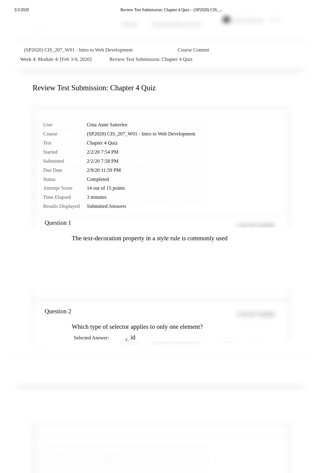 Review Test Submission_ Chapter 4 Quiz - (SP2020) CIS_.._2.pdf_dvllmjvu2h4_page1