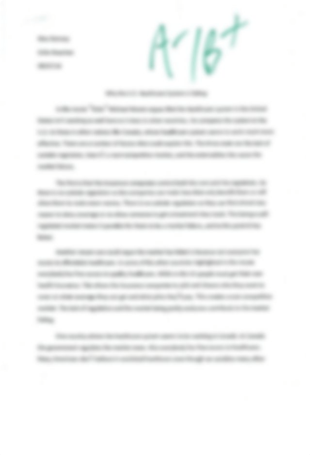 Paper on Why the U.S. Healthcare System is failing_dvlplabktpf_page1