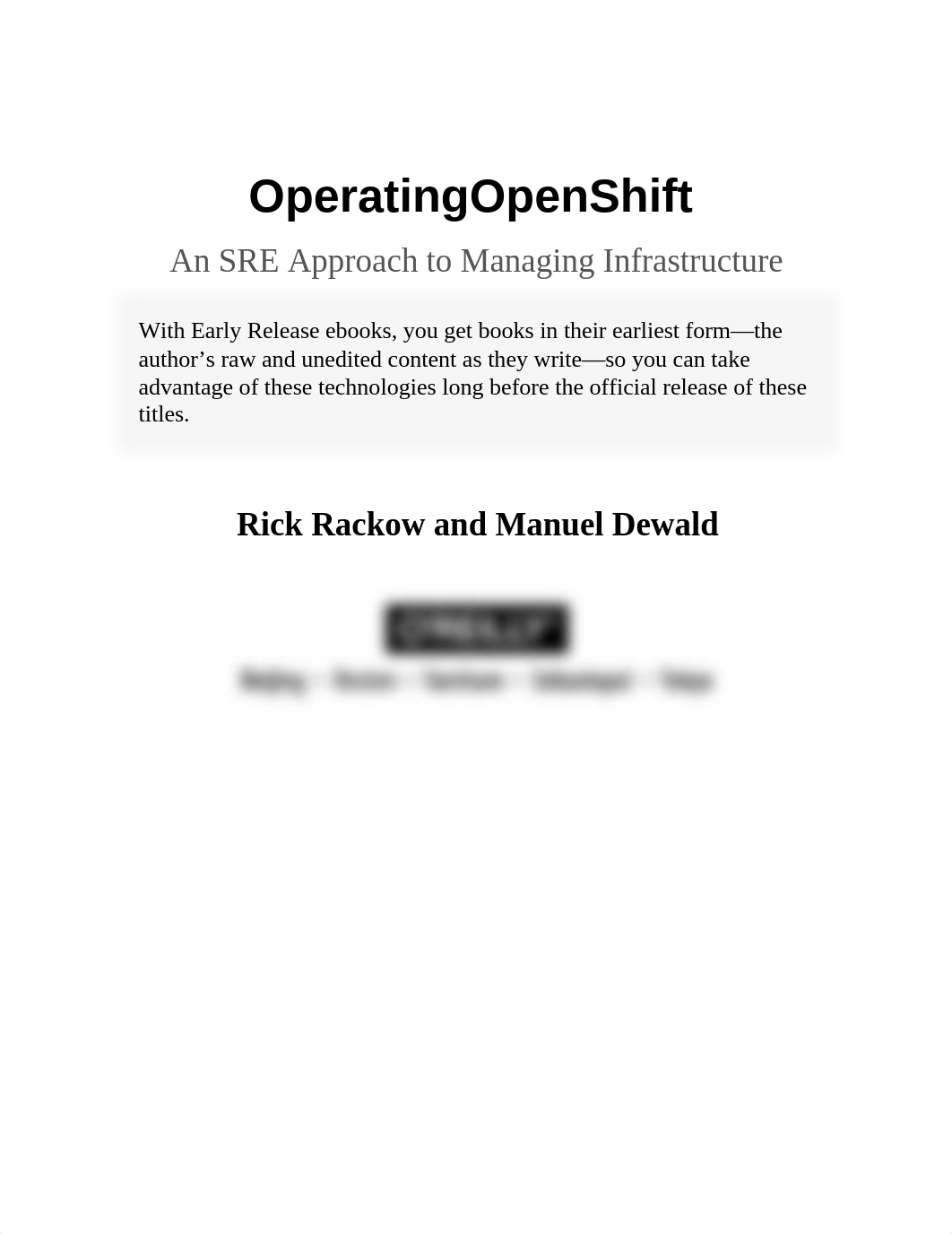 Operating OpenShift (Third Early Release) (Rick Rackow, Manuel Dewald) (z-lib.org).pdf_dvlwvtyhu8y_page2