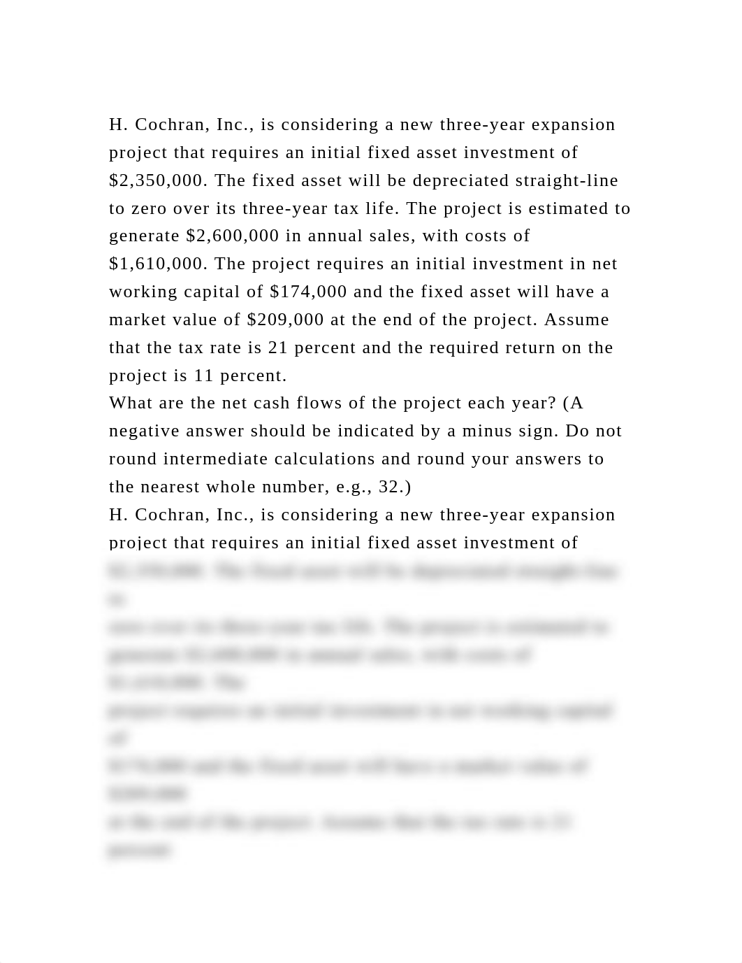 H. Cochran, Inc., is considering a new three-year expansion project .docx_dvm2lmnllk0_page2