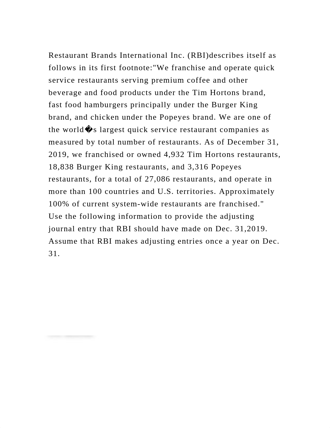 Restaurant Brands International Inc. (RBI)describes itself as follow.docx_dvmh07389gk_page2