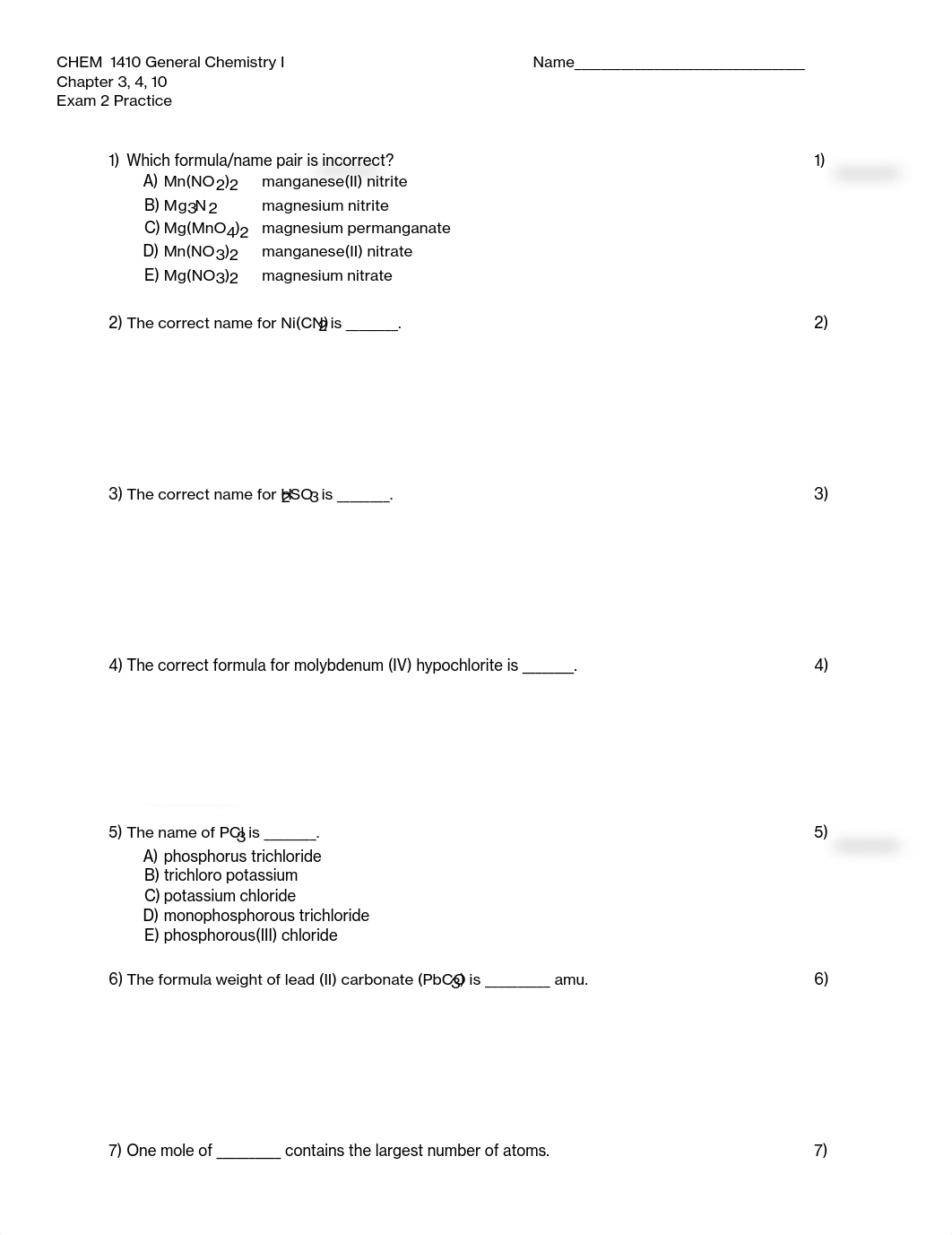 CHEM 1410 F19 Exam 2 Review.pdf_dvmn0b5kybt_page1