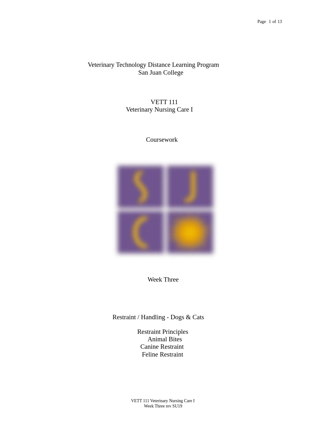 3 VETT 111 Restraint-Handling SU19 Wk THREE.docx_dvmovbsrcj2_page1