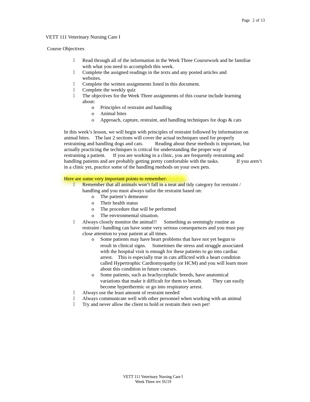 3 VETT 111 Restraint-Handling SU19 Wk THREE.docx_dvmovbsrcj2_page2