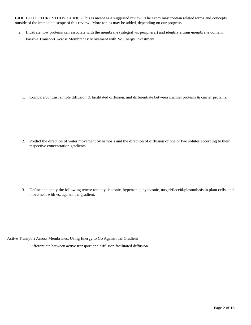 Biol 190 Study Guide Exam 2.docx_dvn1ys8dkbt_page2