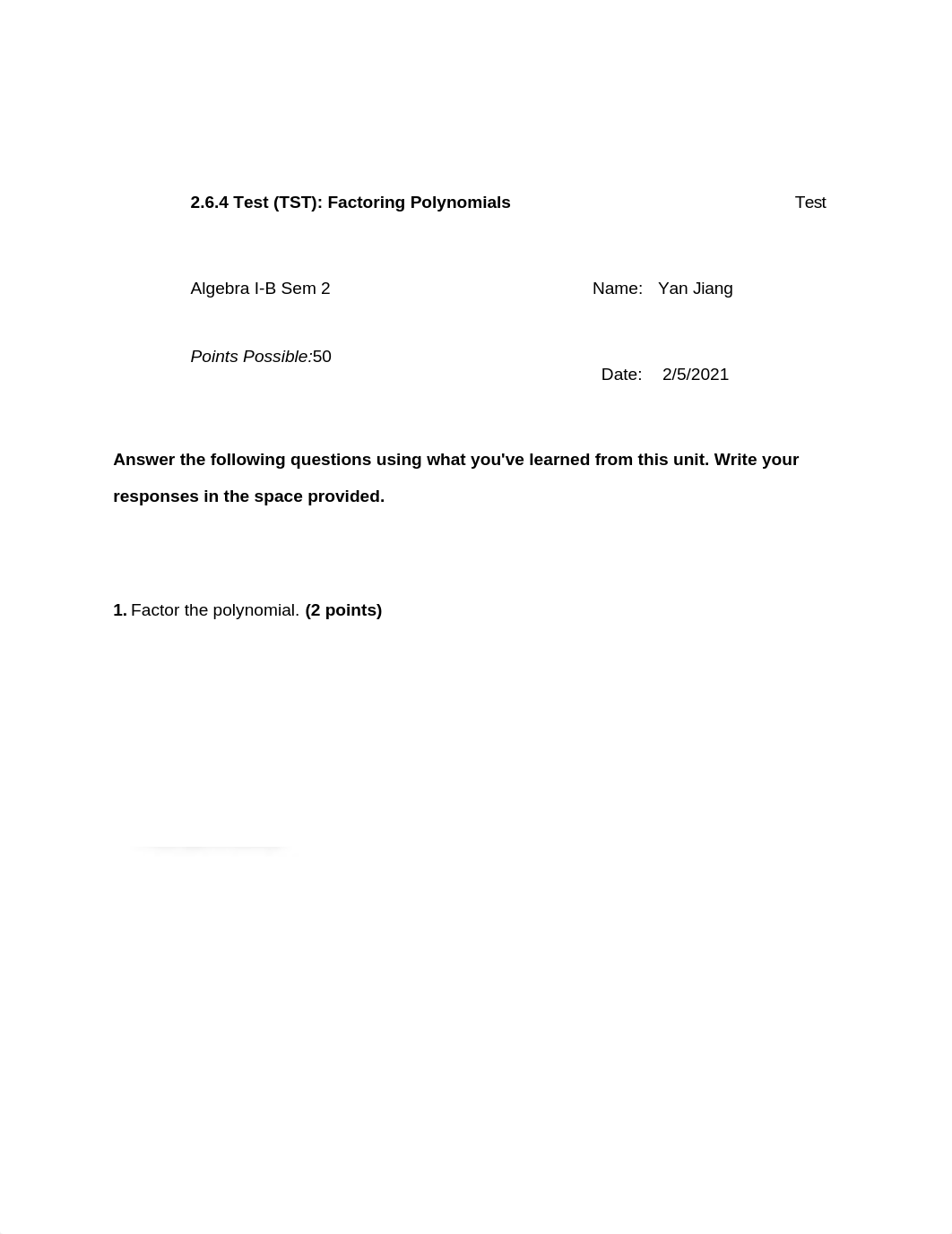 2.6.4 Test (TST)_ Factoring Polynomials.docx_dvn71vmyew5_page1