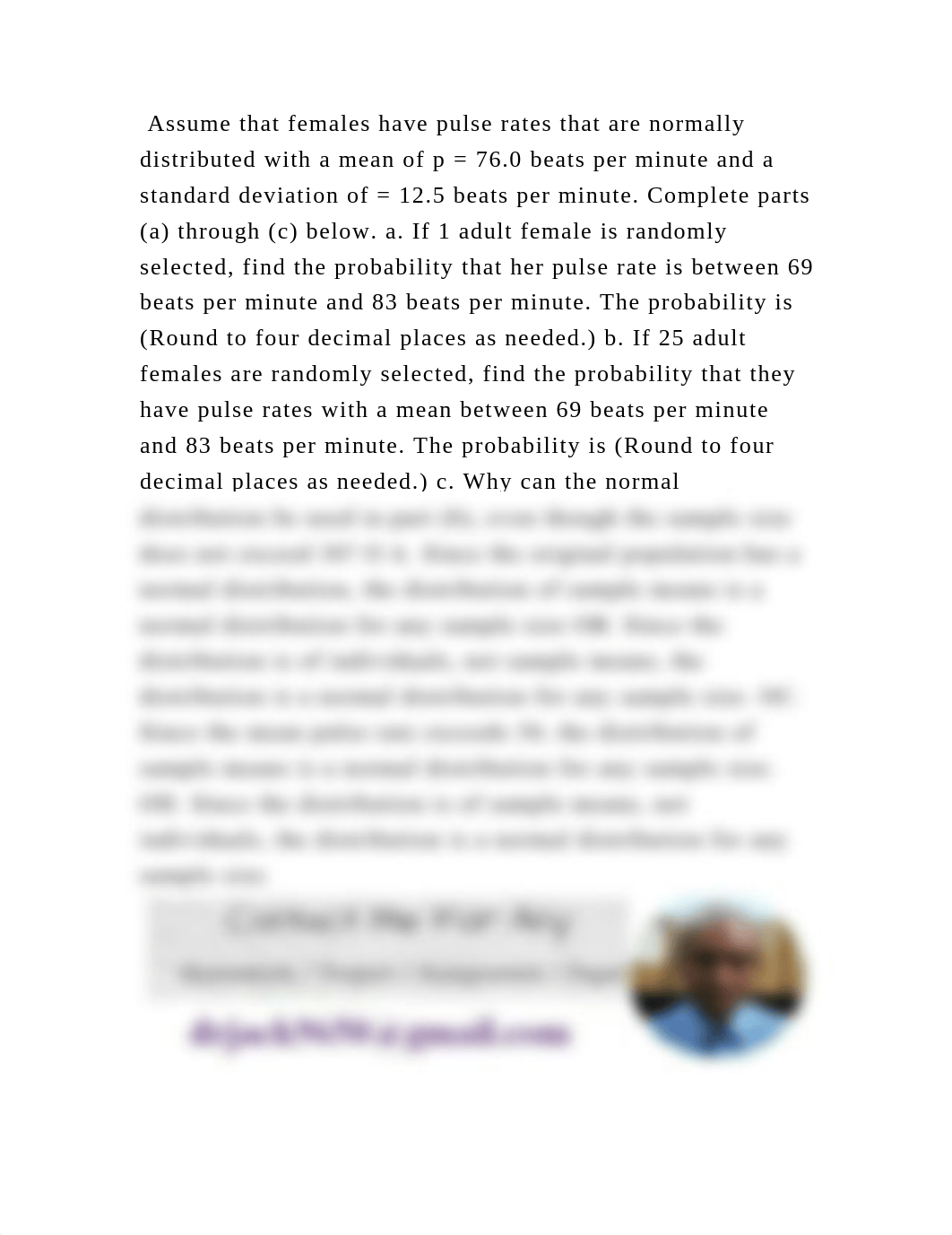 Assume that females have pulse rates that are normally distributed wi.docx_dvnd1hd9c8x_page2