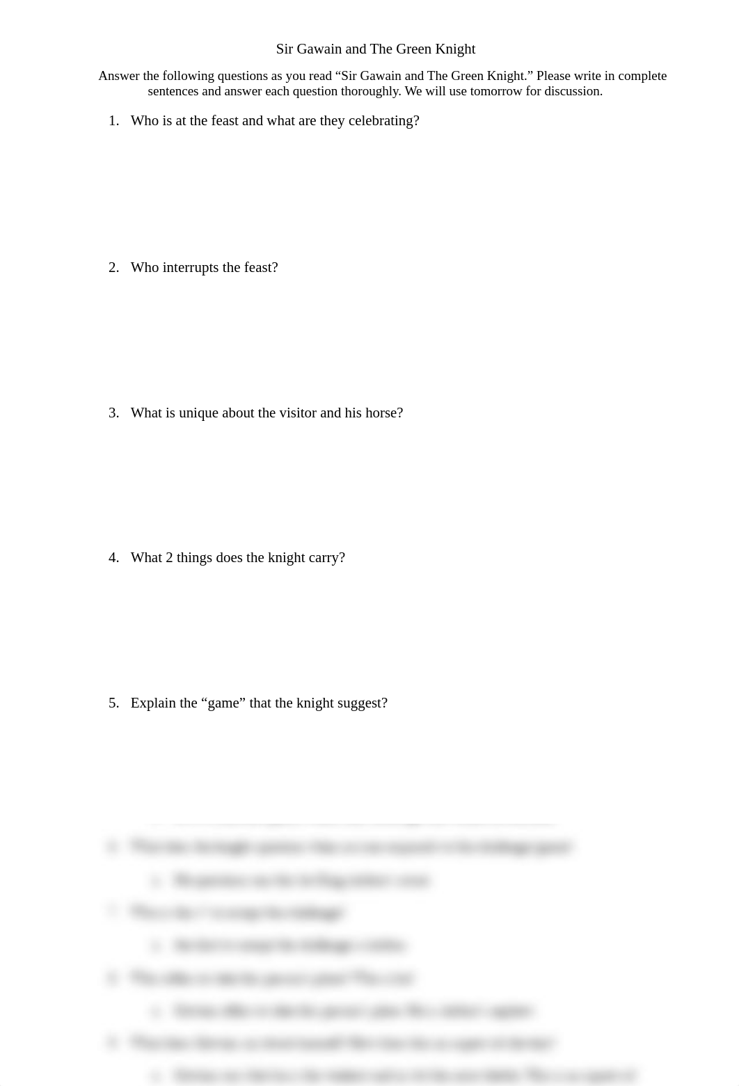 Copy of Sir Gawain and the Green Knight Reading Questions_dvnd5hoqyj4_page1