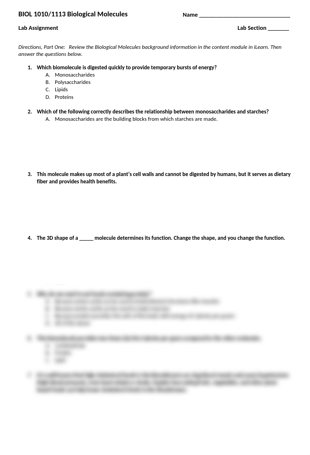 BIOL 1010 and 1113 Biomolecules Assignment.docx_dvng3a4g5bm_page1