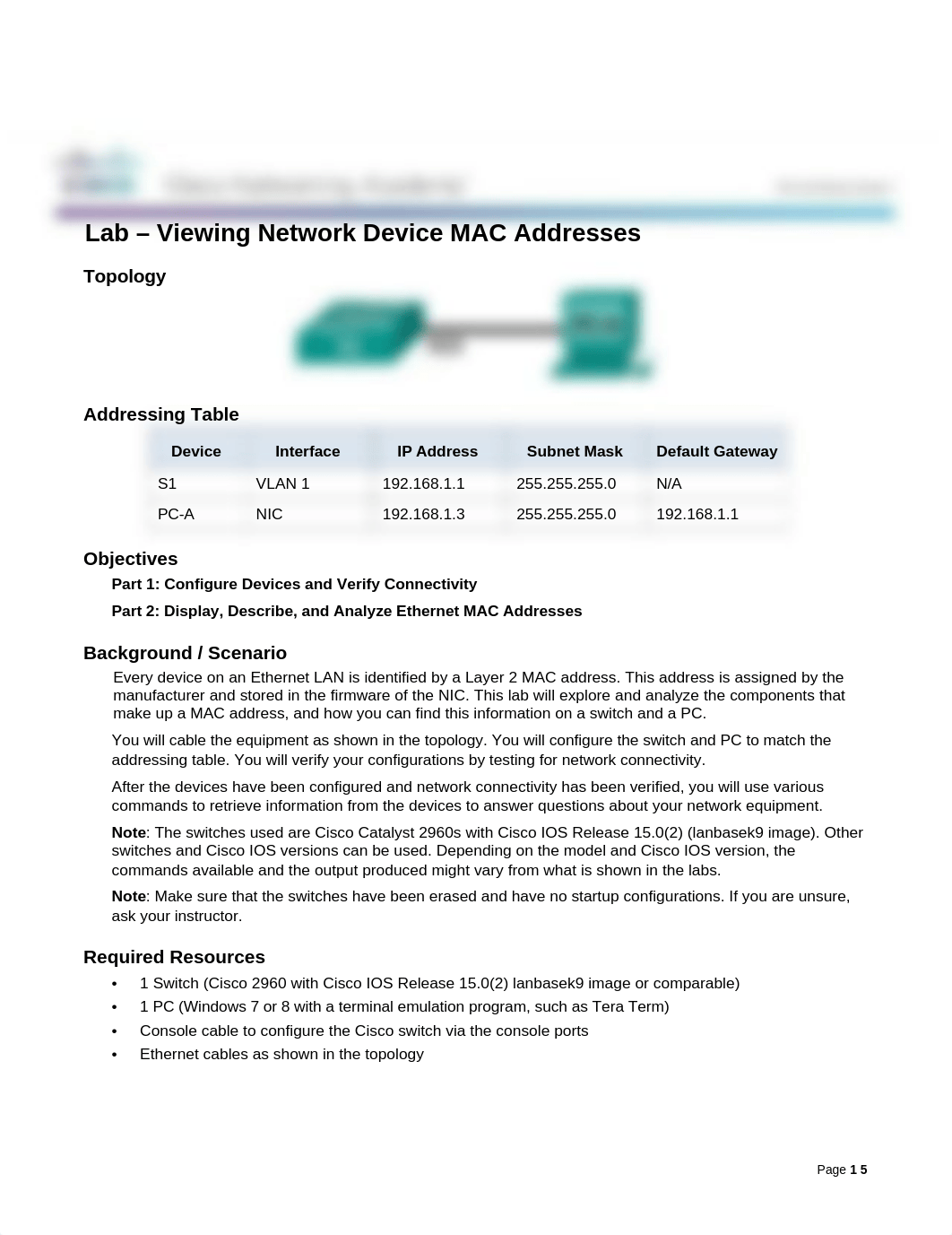 5.1.2.8 Lab - Viewing Network Device MAC Addresses_dvnjrmcgwy7_page1