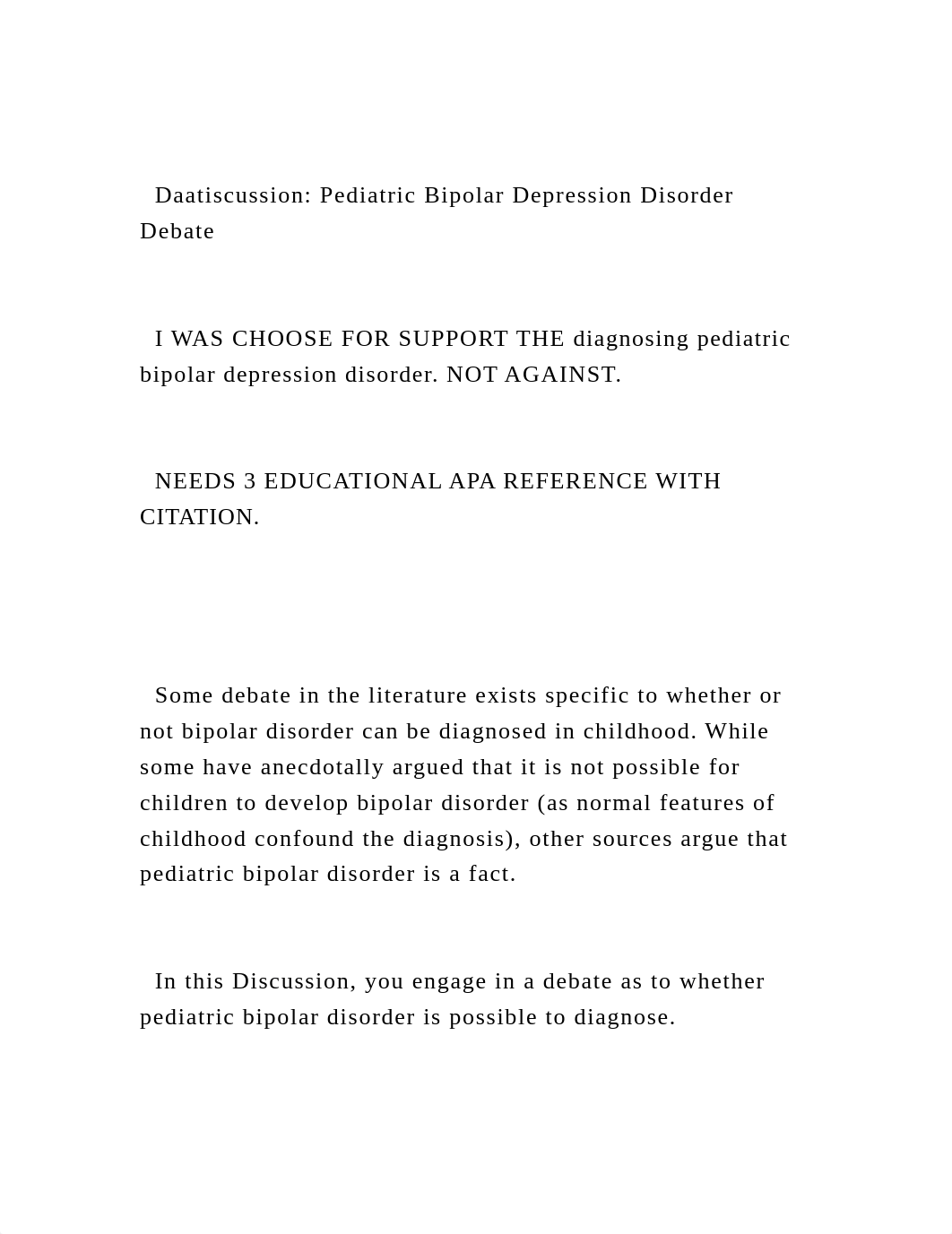 Daatiscussion Pediatric Bipolar Depression Disorder Debate  .docx_dvnk1p4yemr_page2