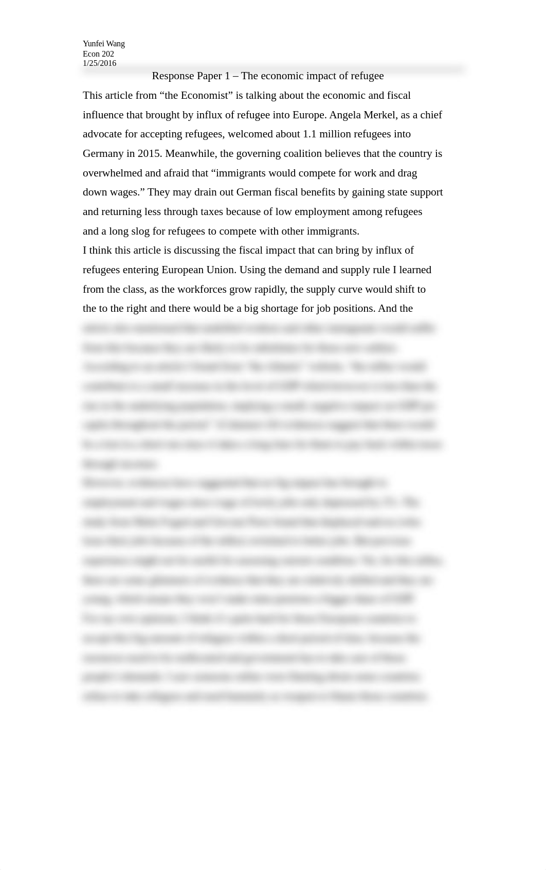 Response Paper 1 - The economic impact of refugee_dvnxf6ogfhi_page1