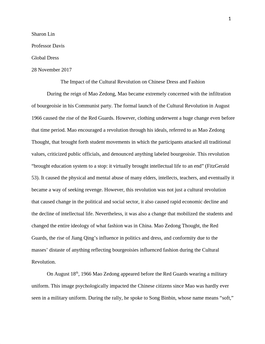 Cultural Revolution Final Essay.docx_dvo0i6q7v56_page1