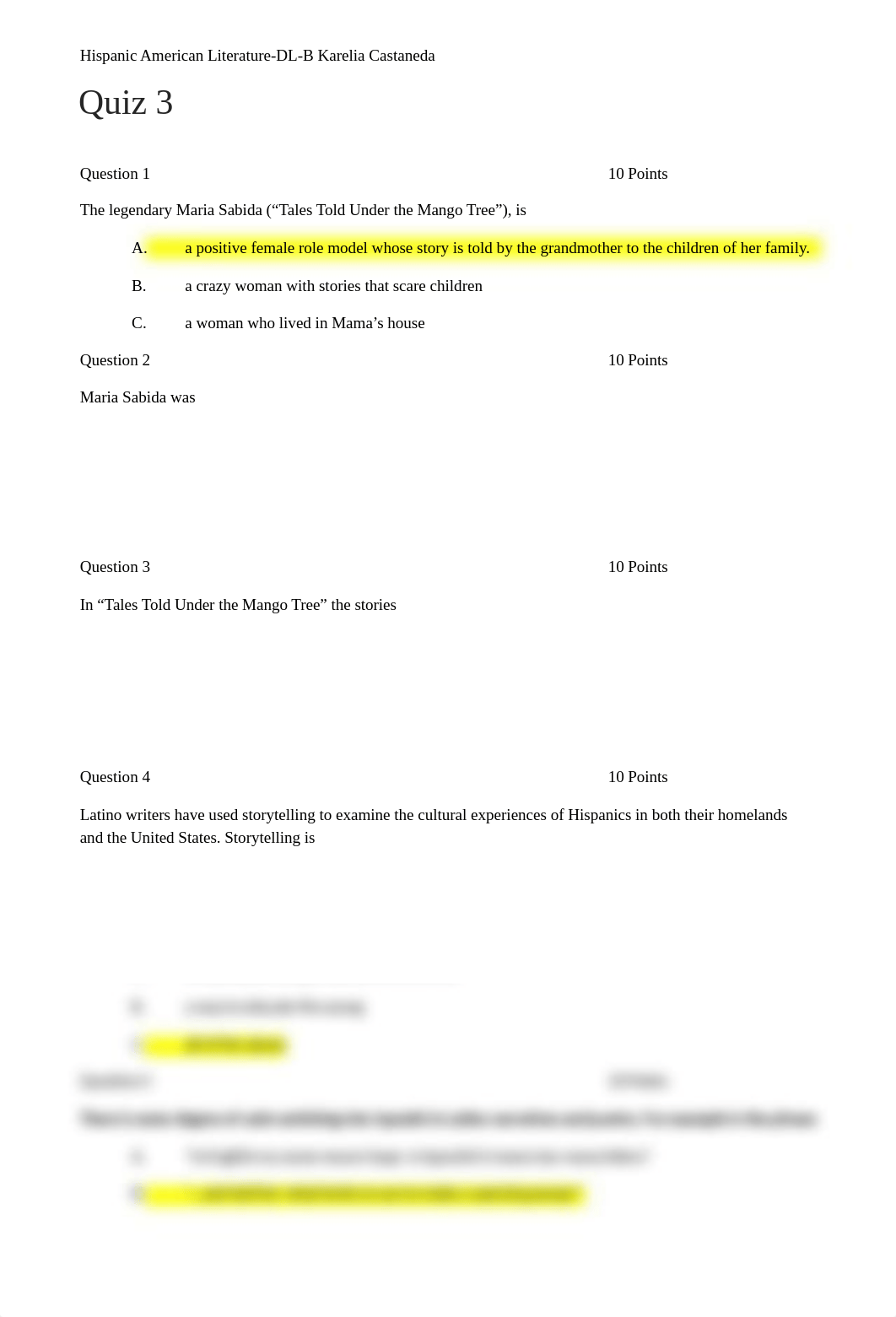 Hispanic American Literature-DL-B Karelia Castaneda-Quiz 3.rtf_dvo0wiyzen5_page1