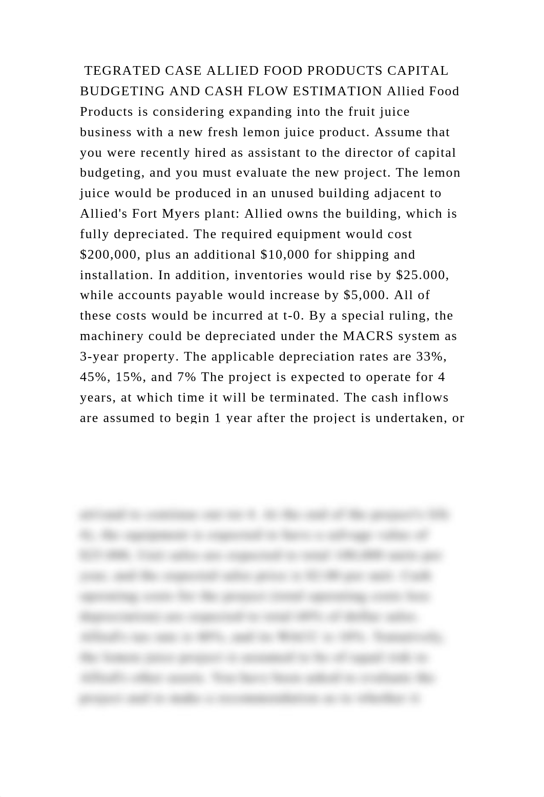 TEGRATED CASE ALLIED FOOD PRODUCTS CAPITAL BUDGETING AND CASH FLOW ES.docx_dvo47fdxnsn_page2