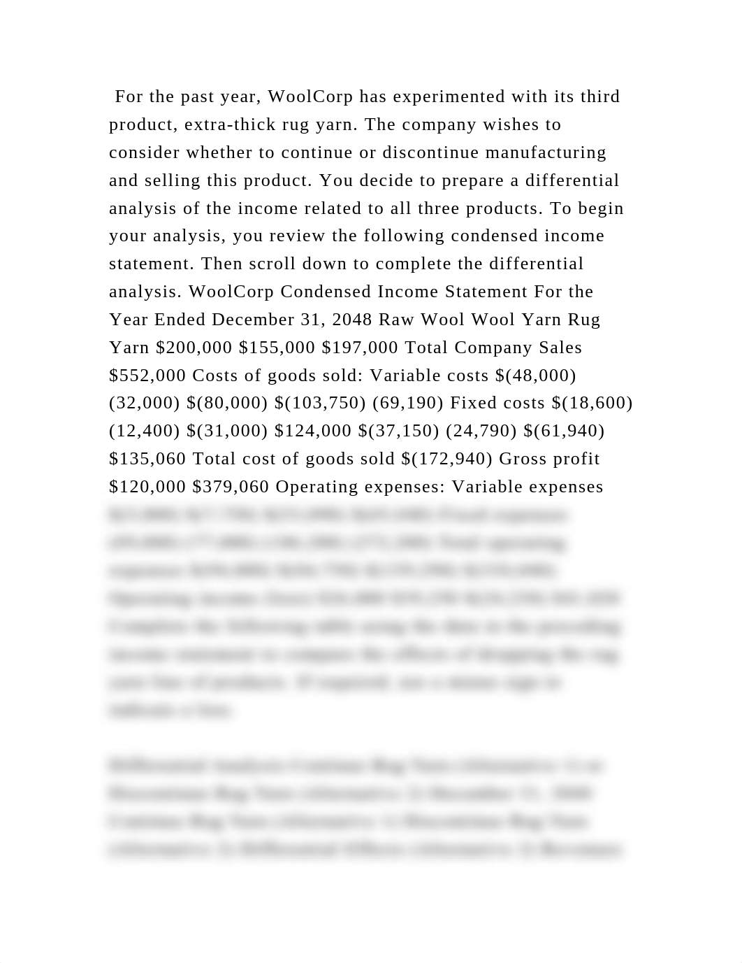 For the past year, WoolCorp has experimented with its third product, .docx_dvo5v1nux4v_page2