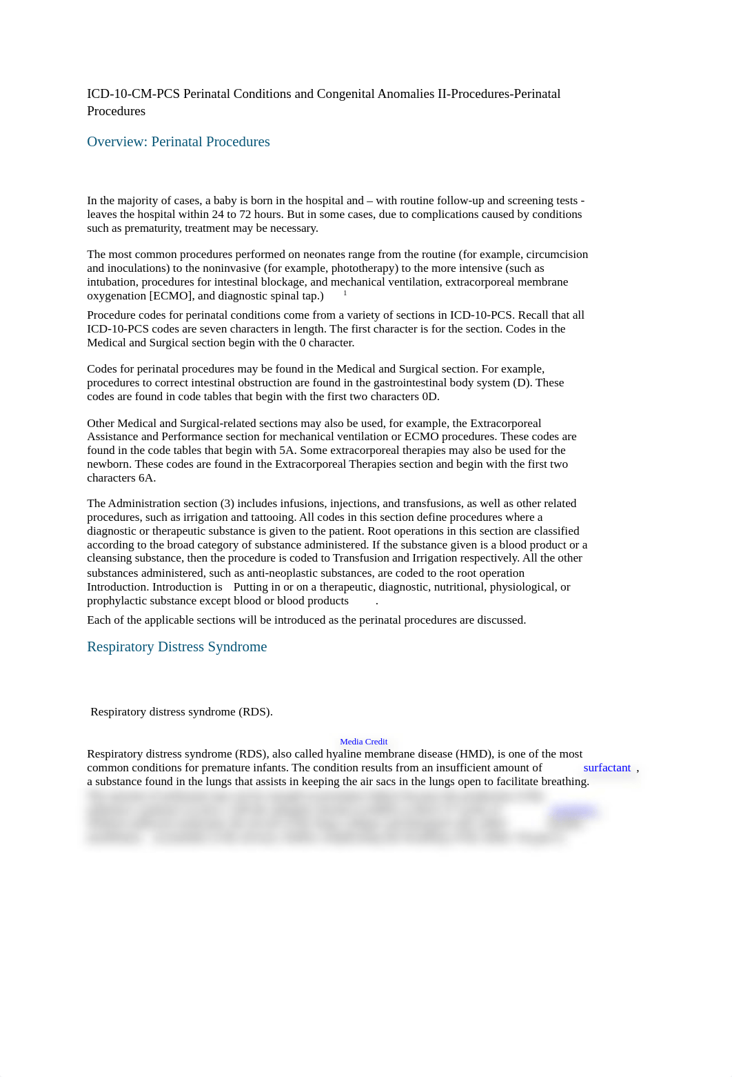 ICD-10-CM-PCS Perinatal Conditions and Congenital Anomalies II-Procedures-Perinatal Procedures.docx_dvo7xummpdv_page1