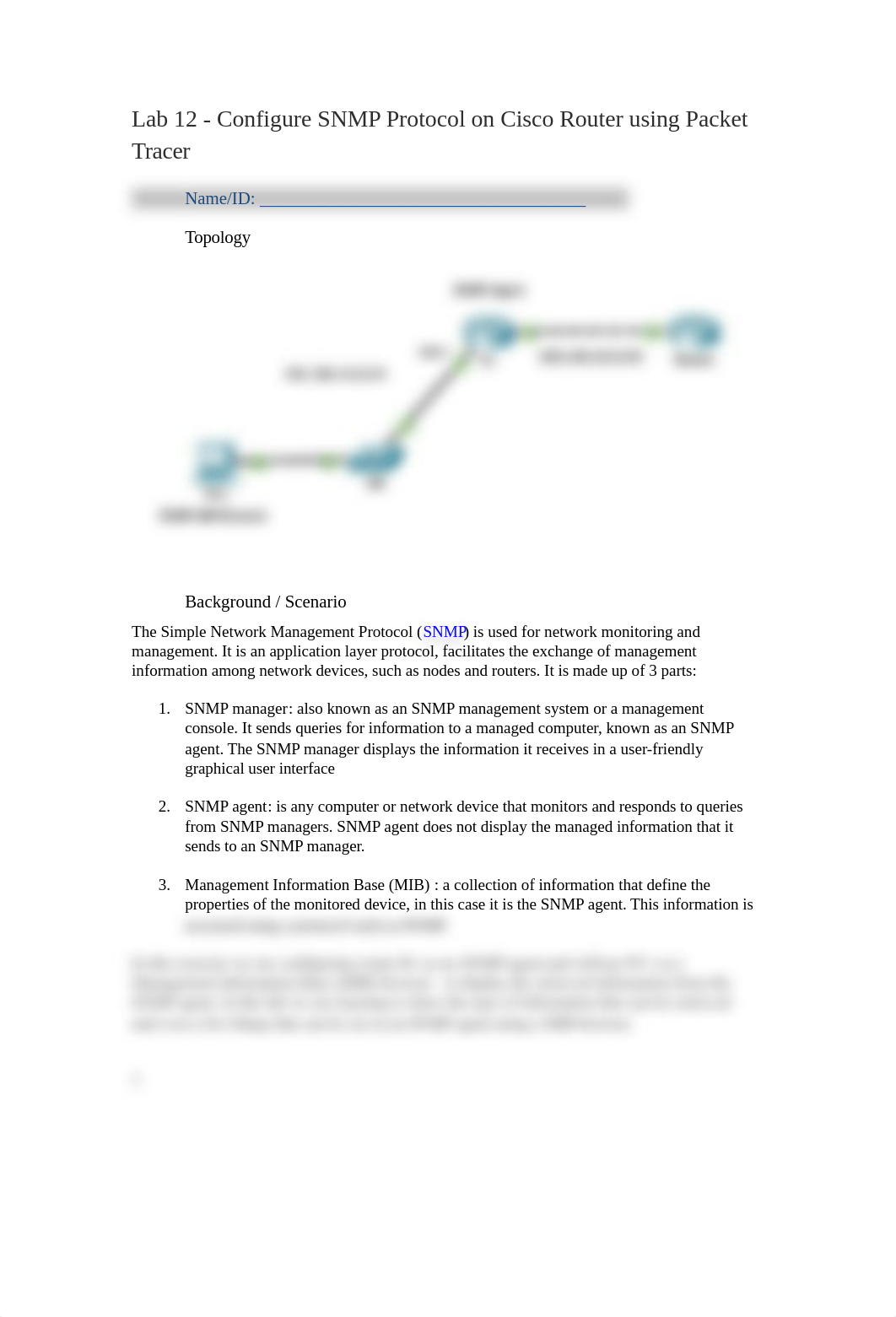 Lab 9 - Configure SNMP Protocol on Cisco Router using Packet Tracer.docx_dvobhue9a3l_page1