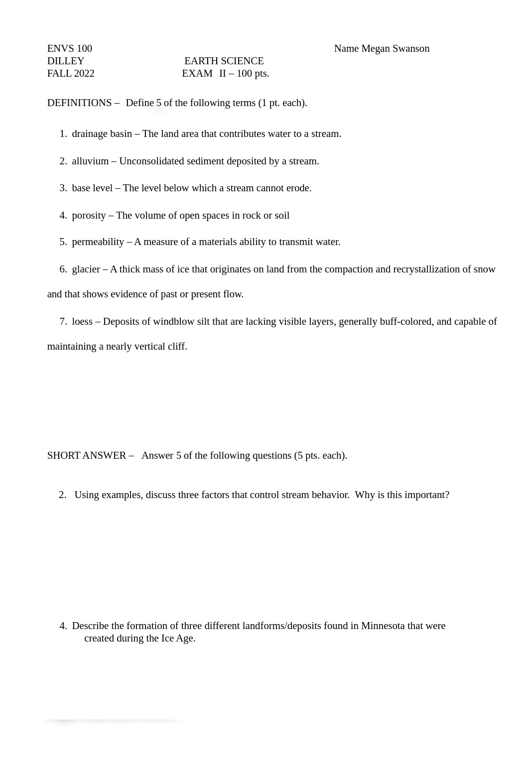 ENVS 100 Exam II SP 22 Swanson.doc_dvoevbjk489_page1