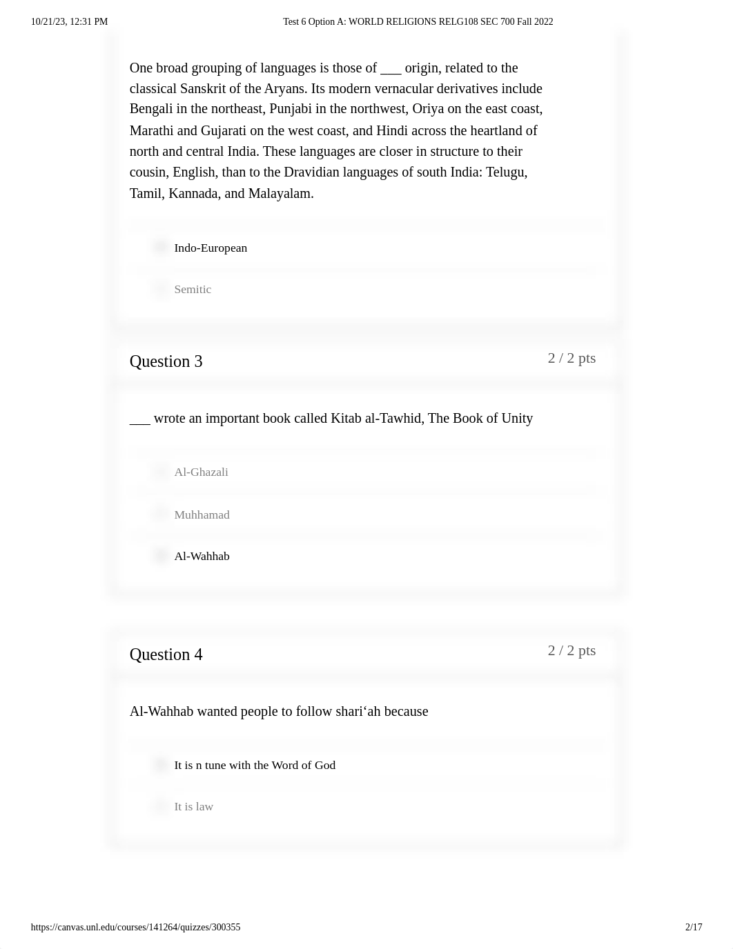Test 6 Option A_ WORLD RELIGIONS RELG108 SEC 700 Fall 2022.pdf_dvogrl36khg_page2