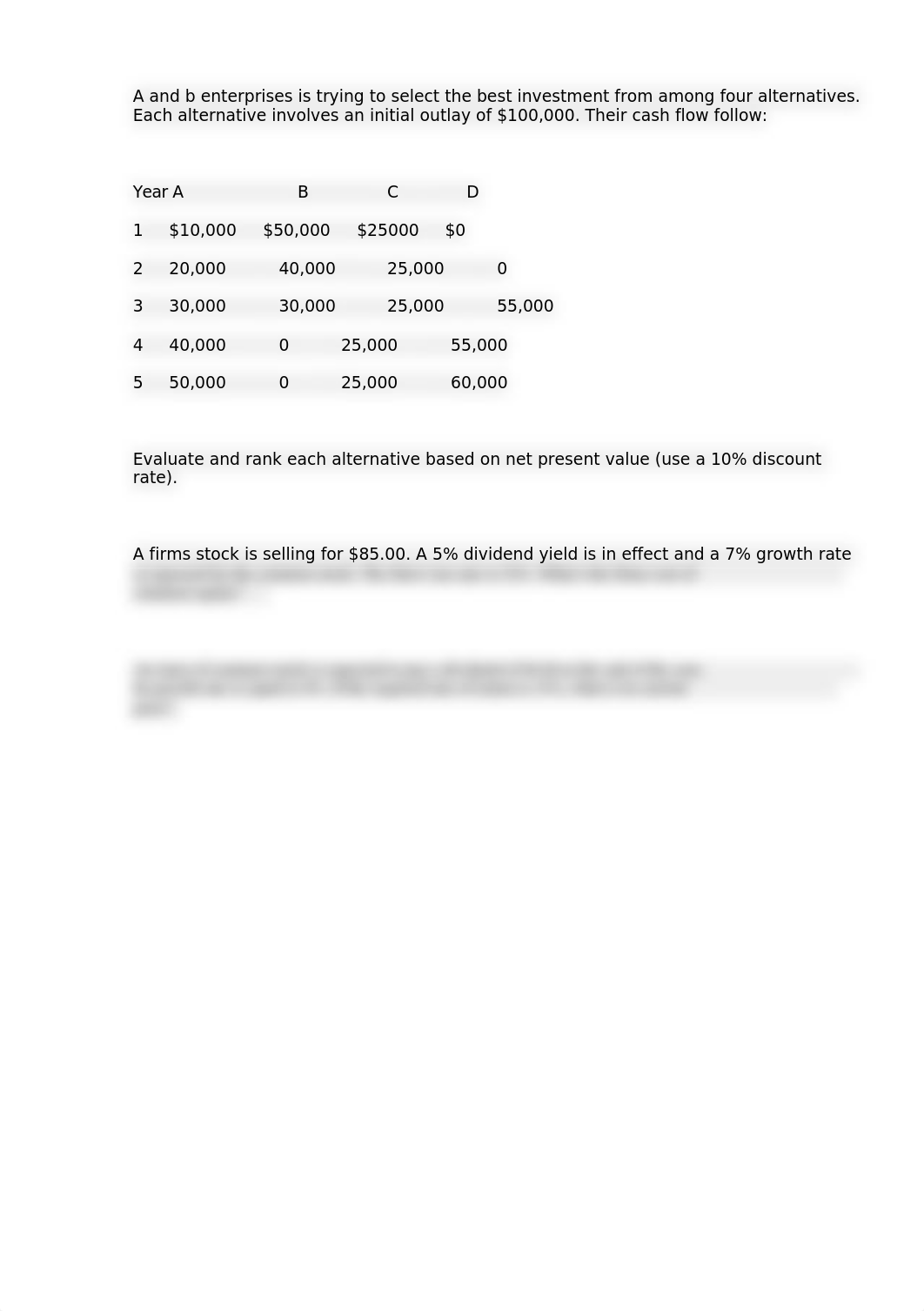 A and b enterprises is trying to select the best investment from among four alternatives_dvoi2iiwyqk_page1