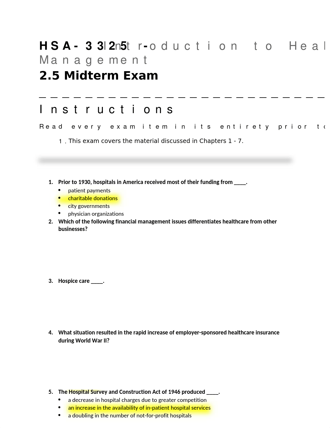 HSA-3325 - Introduction to Healthcare Financial Management - 2.5 Midterm.docx_dvojwpoysd4_page1