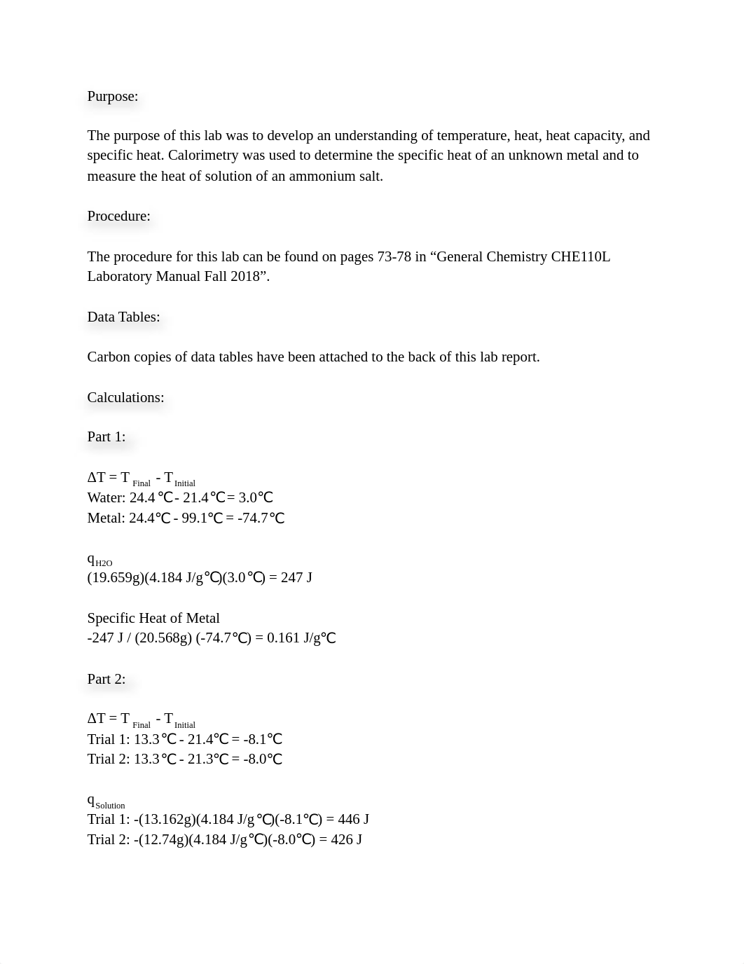 Using Calorimetry to Determine Specific Heat and Heat of Solution- Chem.pdf_dvokjq5guxv_page2