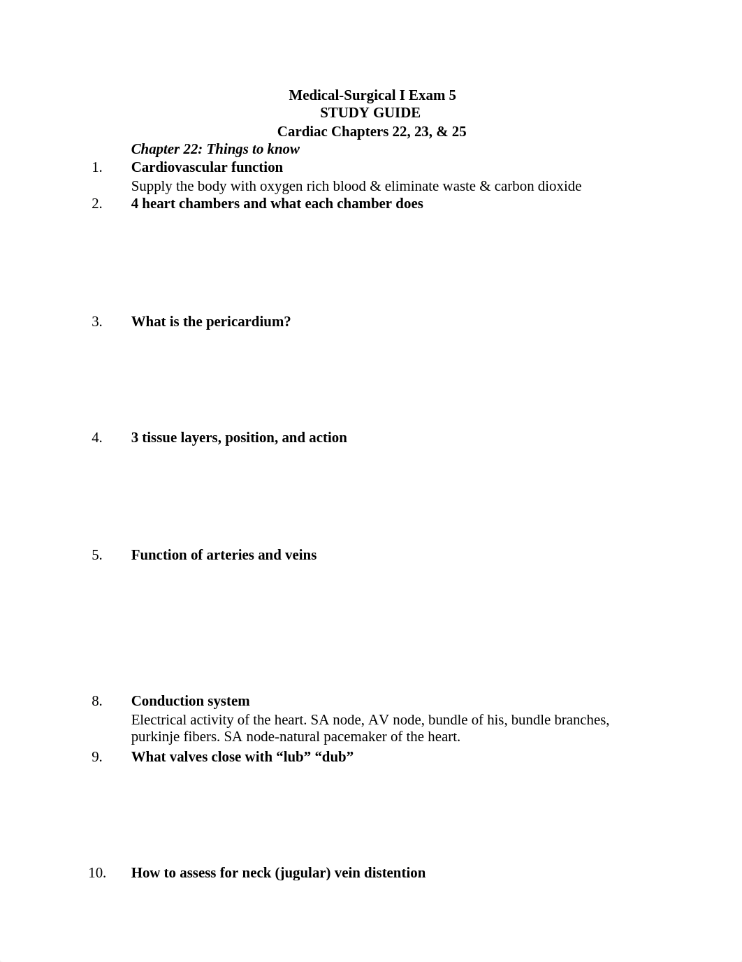 Exam 5 STUDY GUIDE Cardiac (KEY).docx_dvolg1are3m_page1