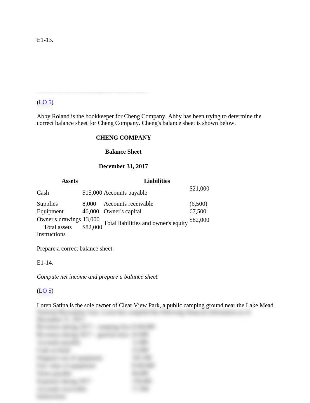 Exercise 1-13 and Exercise 1-14 13th edition Accounting Weygandt.docx_dvoocwj99yj_page1