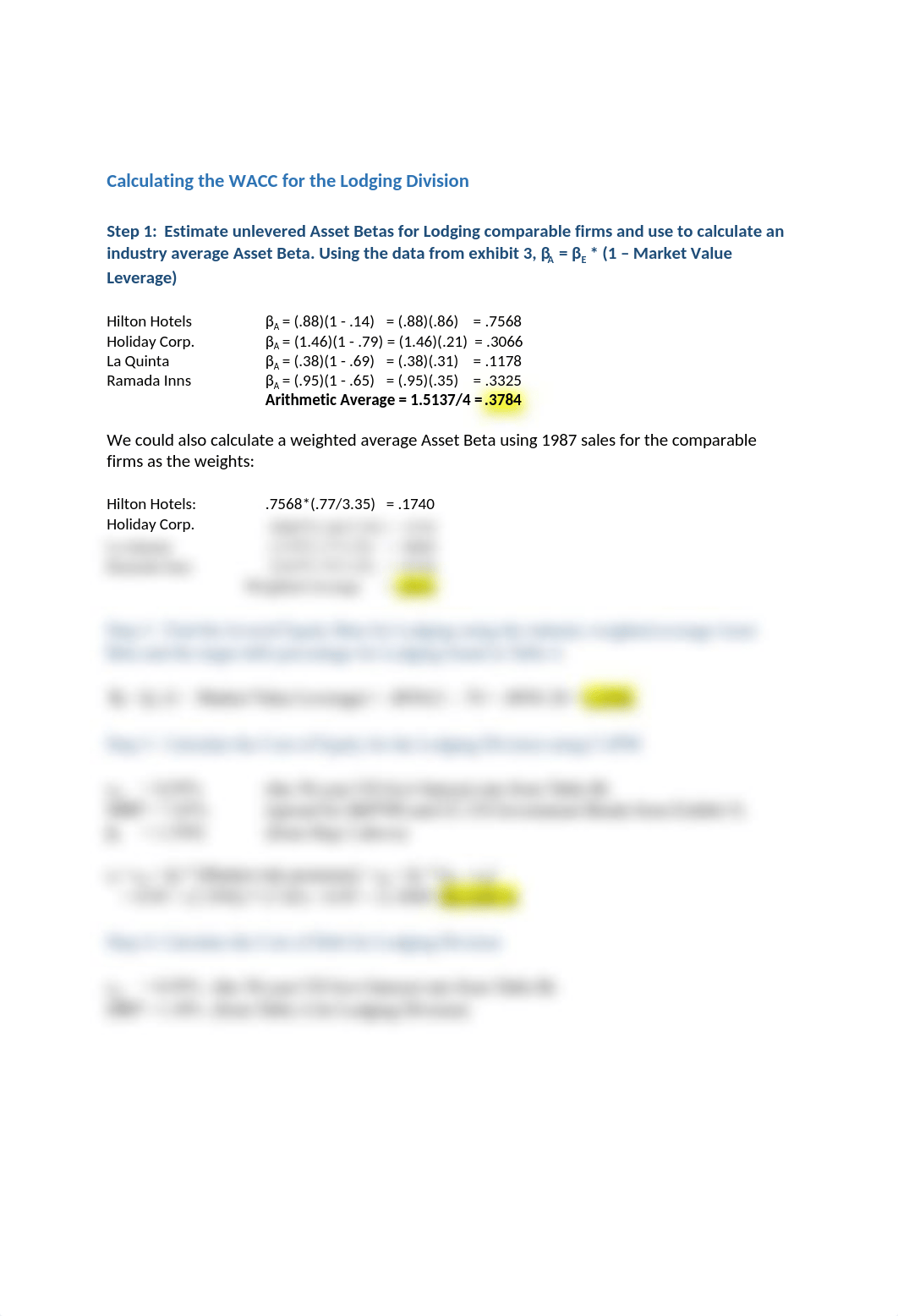 Marriott Corporation Calculations.docx_dvphecmrt5e_page2