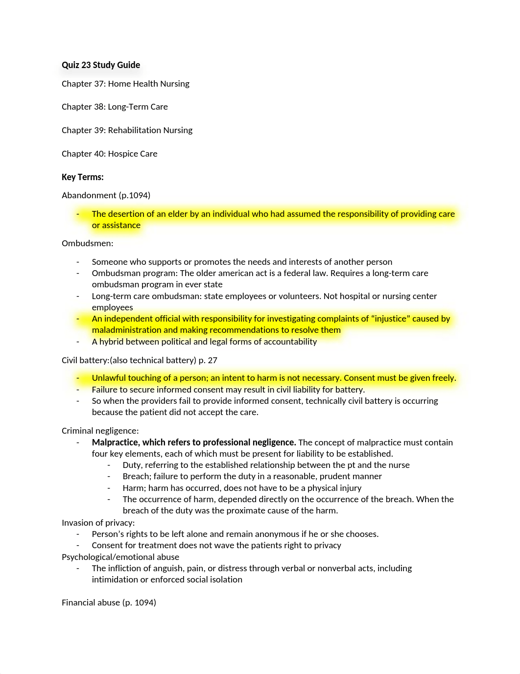 Ch 37,38,39,40 Home health nursing.docx_dvpk3hc36hu_page1