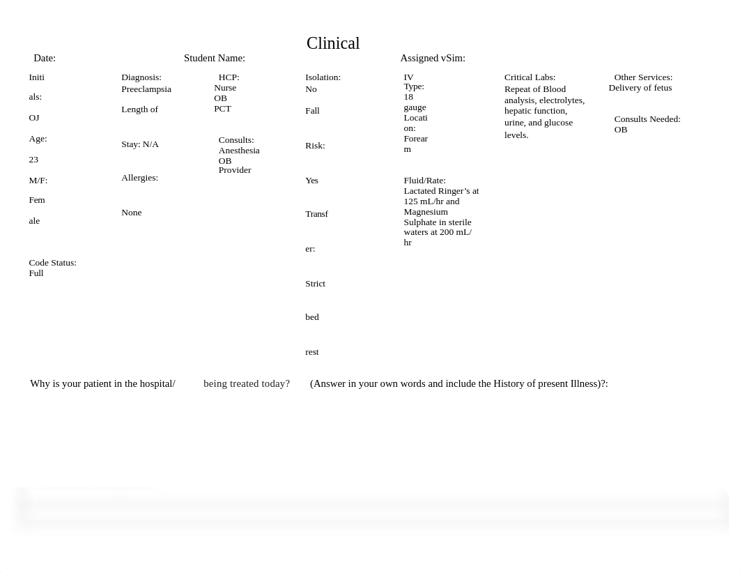 vSim Clinical Worksheet olivia jones .pdf_dvq03ug3dr6_page1