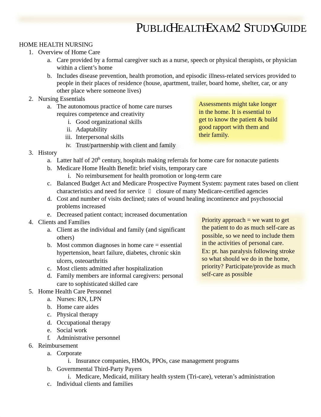 Public Health Exam 2 Study Guide.docx_dvq09gx0tj0_page1