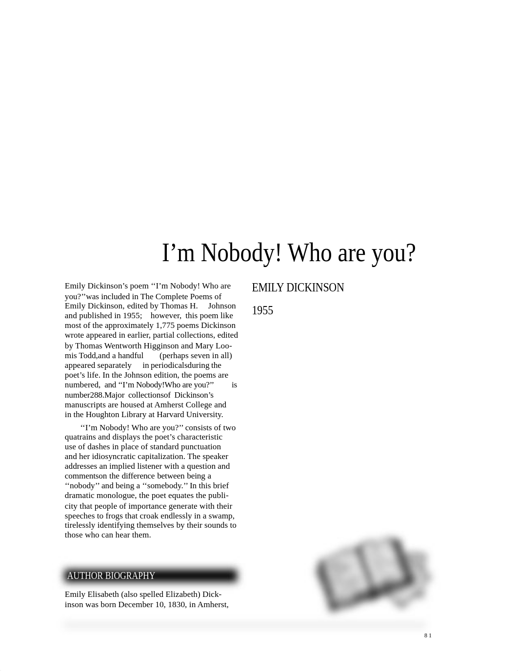 Im_Nobody_Who_are_you by Emily Dickinson Poem & Analysis.PDF_dvq0uo4h27s_page1