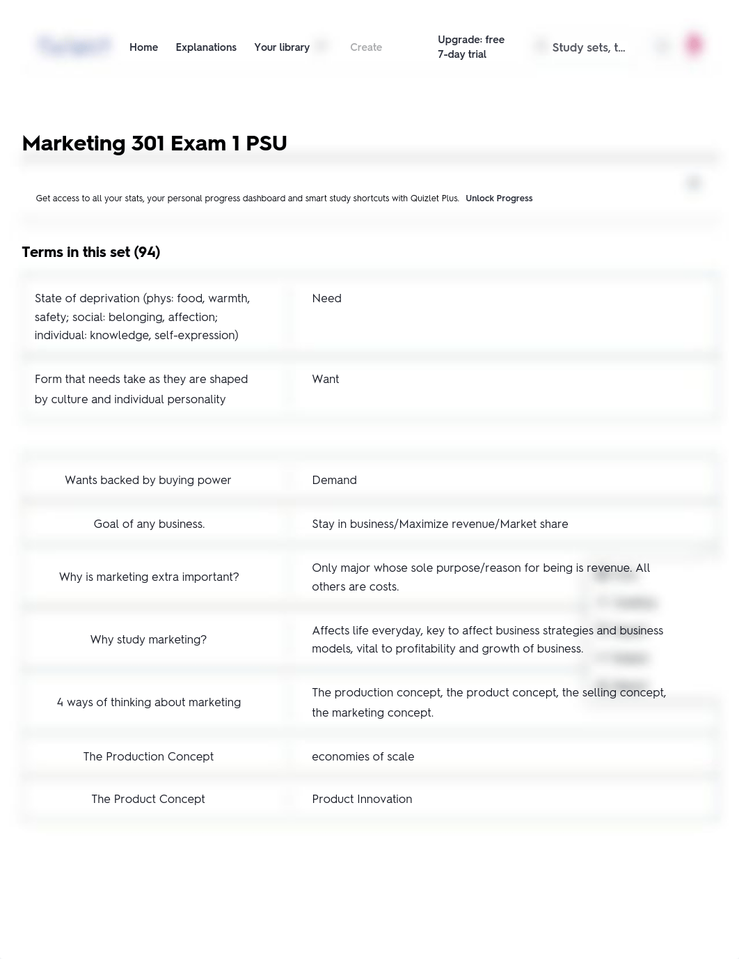 Marketing 301 Exam 1 PSU Flashcards | Quizlet.pdf_dvq3lkxnpv9_page1