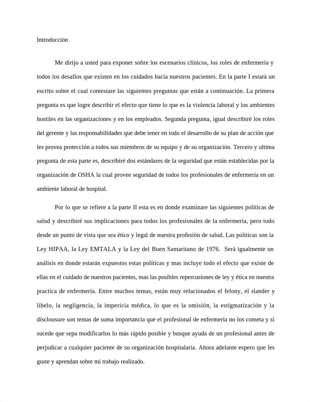 NURS 3055 Tarea 6.2 Tema El escenario clínico el rol de enfermería y los desafíos en el cuidado a pa_dvqmysibomo_page2