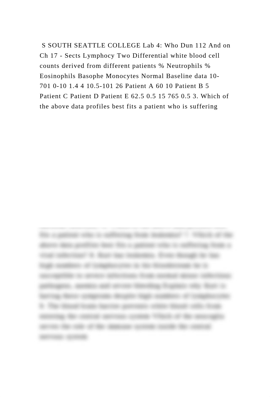 S SOUTH SEATTLE COLLEGE Lab 4 Who Dun 112 And on Ch 17 - Sects Lym.docx_dvqpofseg2g_page2