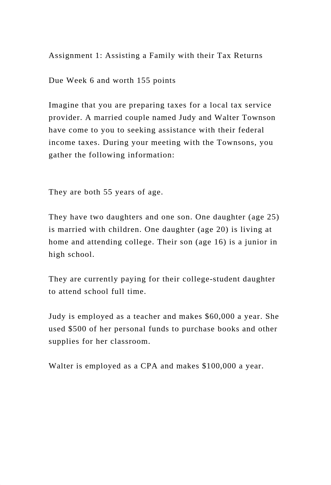 Assignment 1 Assisting a Family with their Tax ReturnsDue Week .docx_dvqr145308c_page2