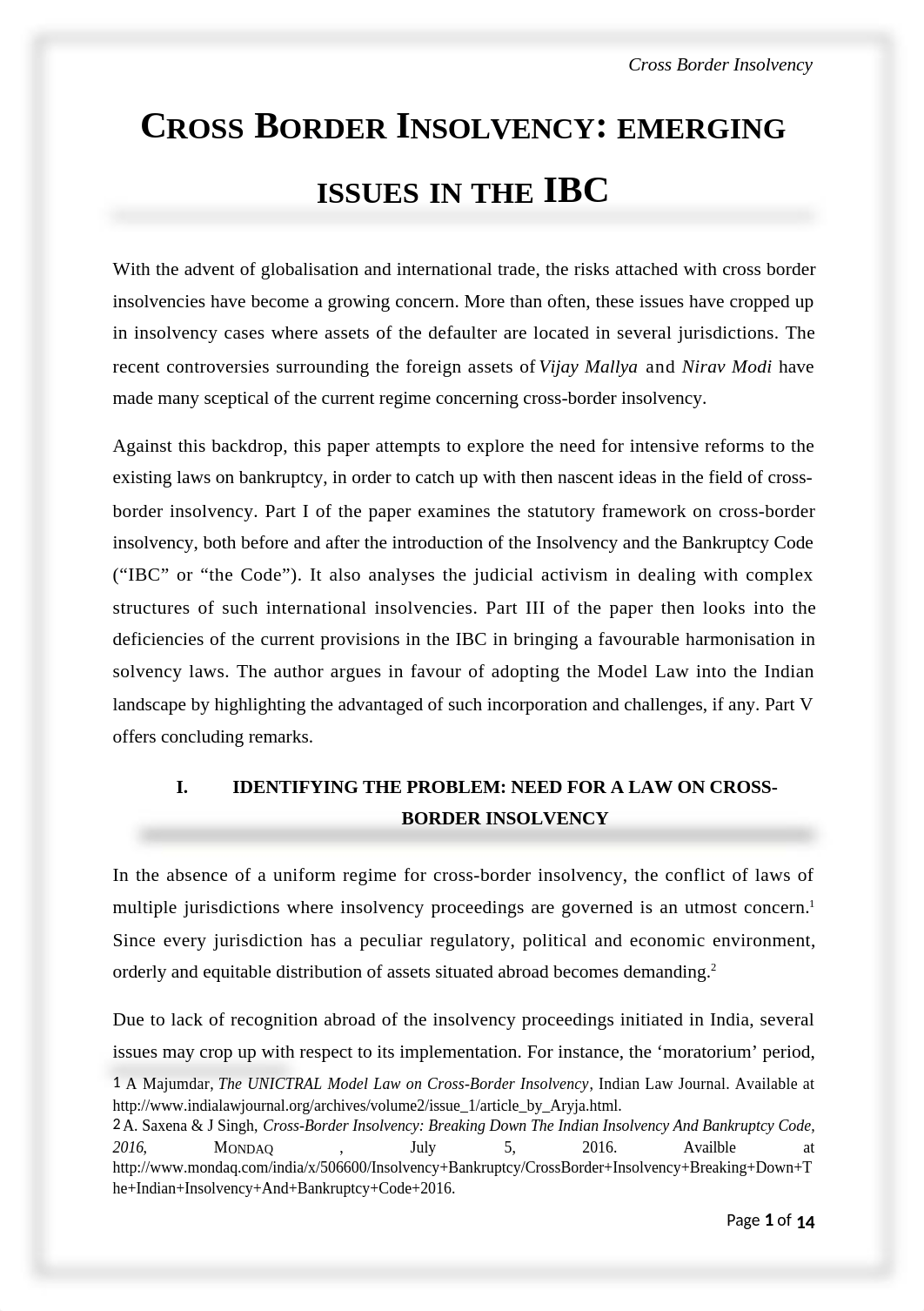 Cross Border Insolvency under IBC.docx_dvqtn1tk8i4_page1