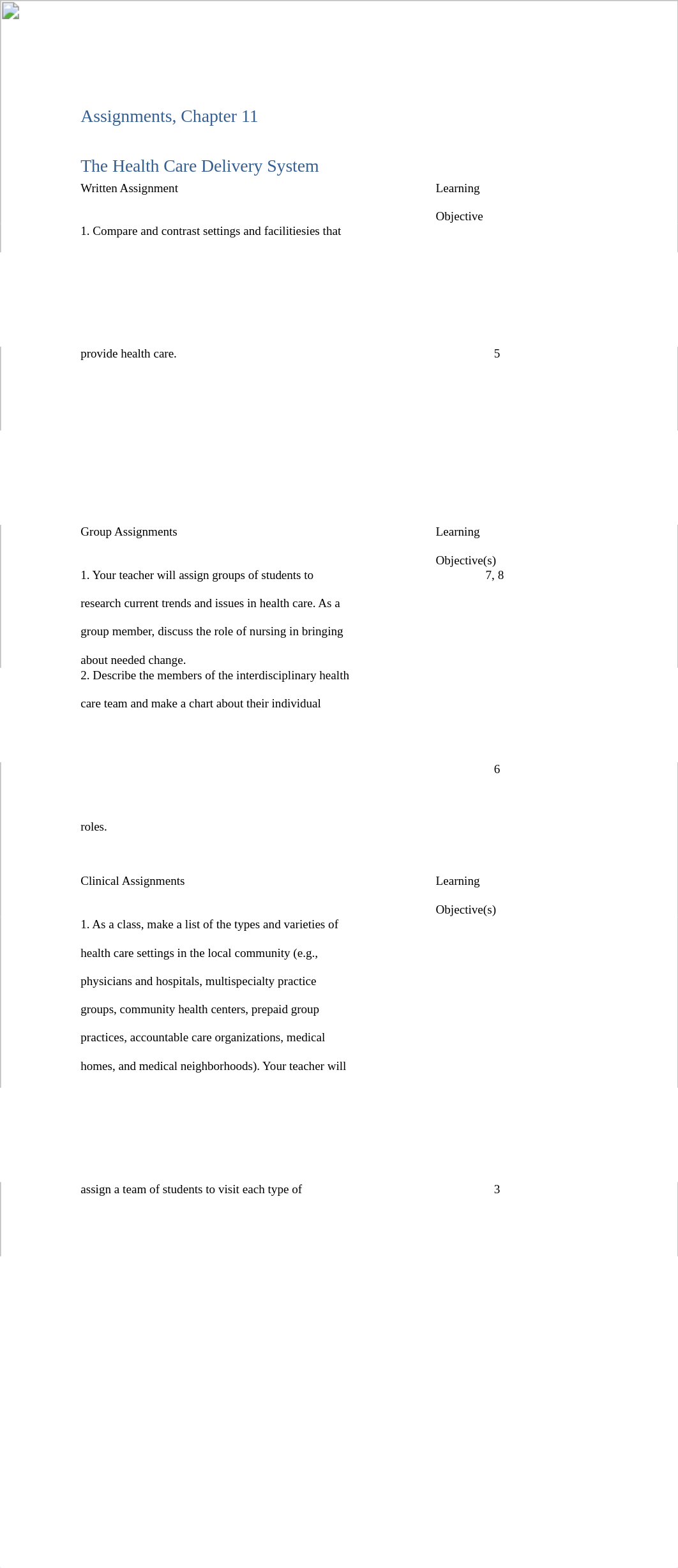 Health Care Delivery Systems Assignment.docx_dvr0kdbp869_page1