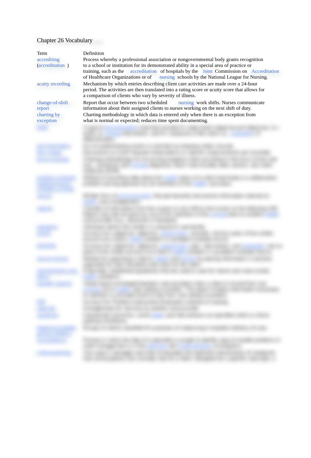 Documentation & Informatics Chapter 26 Vocabulary_dvr25ti19m1_page1
