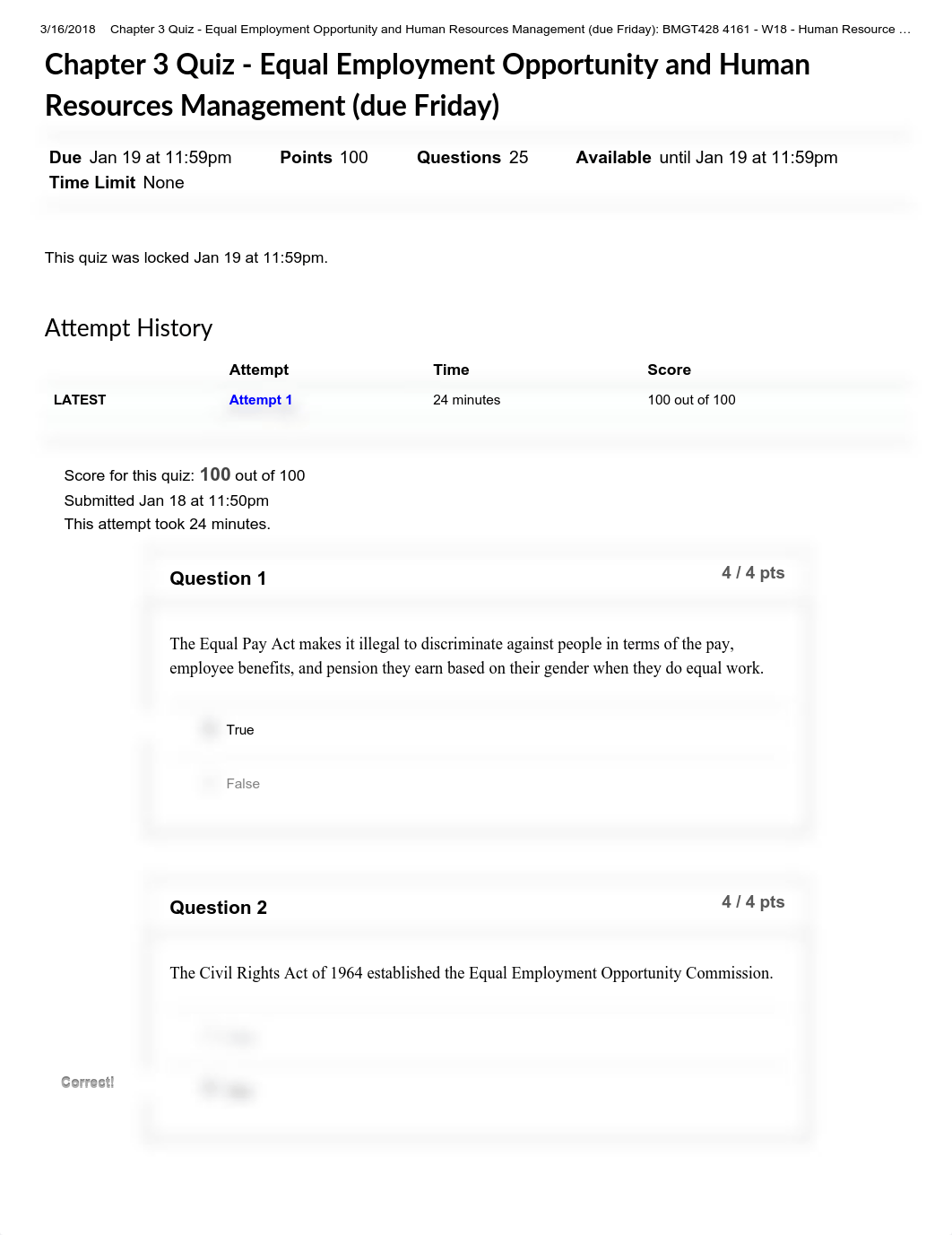 Chapter 3 Quiz - Equal Employment Opportunity and Human Resources Management_ BMGT428.pdf_dvr52w2lx1g_page1