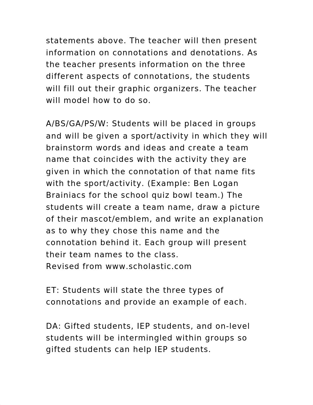 SAMPLE PLANNING CHARTS   5Ohio ELA Standards Sampl.docx_dvr6el405mw_page5