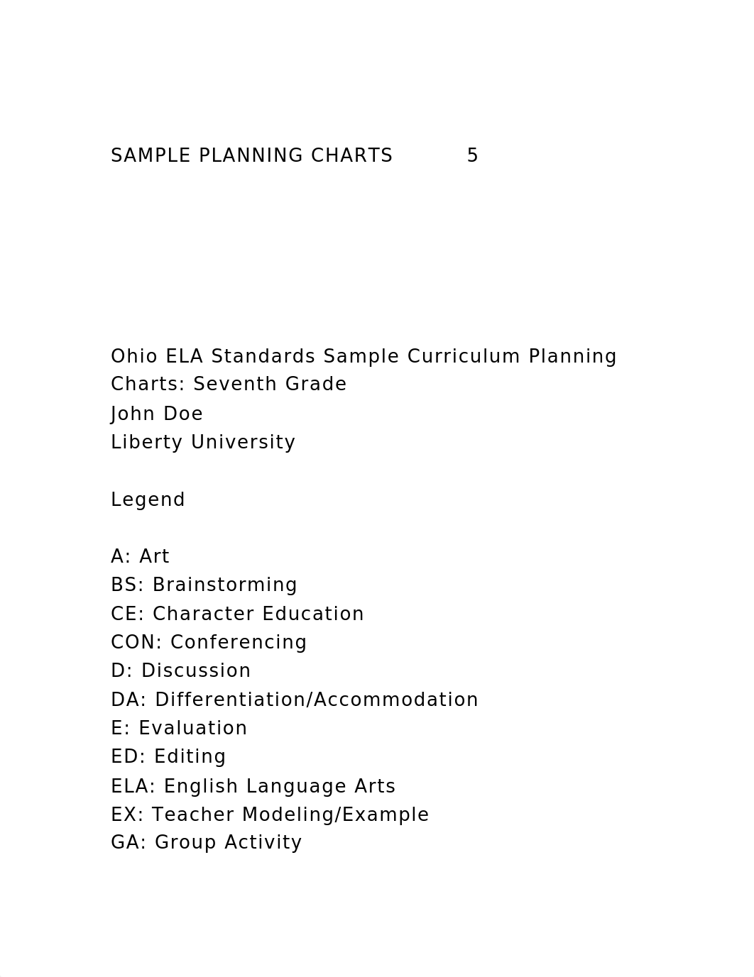 SAMPLE PLANNING CHARTS   5Ohio ELA Standards Sampl.docx_dvr6el405mw_page2