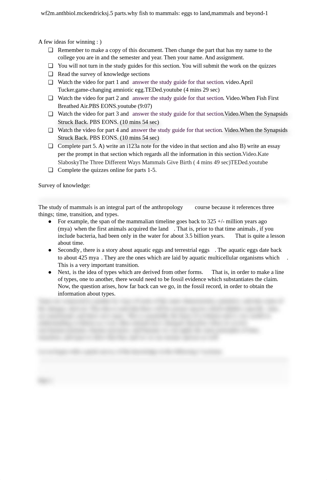 wf2m.anthbiol.mckendricksj.5 parts.why fish to mammals_ eggs to land,mammals and beyond.pdf_dvrcnjmc1yu_page1