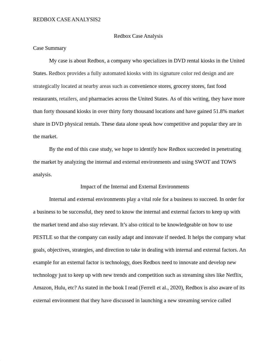 Week 1 Individual Case - SWOT:TOWS Analysis.docx_dvrnxq6eixl_page2