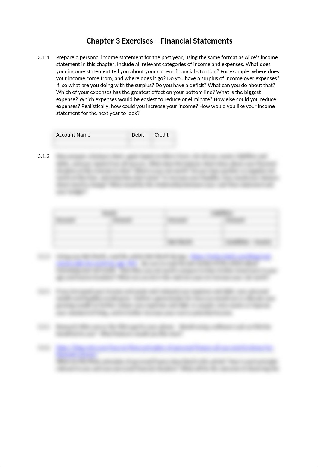 BUS 125 - Chapter 3 Exercises - Financial Statements_dvrppx82z6j_page1