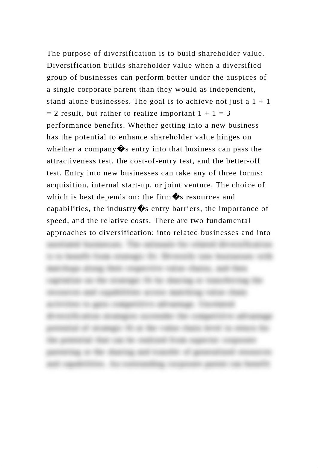 The purpose of diversification is to build shareholder value. Divers.docx_dvrtjkiqvv7_page2