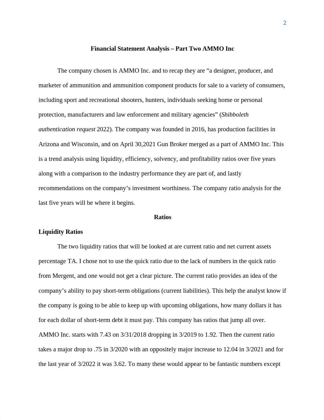 Acc & Finan Decision Making Mngrs MBA5140 Financial Statment Analysis Part 2  Module 2.docx_dvsdu8xosiy_page2